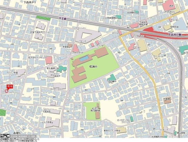日神パレス赤堤の地図