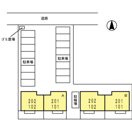 Ｌａ Ｌｕｃｅ　Ａの区画図