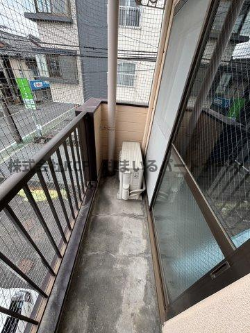 オーシャン御井Ⅲのバルコニー|暖かな日差しのふりそそぐバルコニー