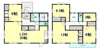【間取り】 | 戸建　白水台6丁目