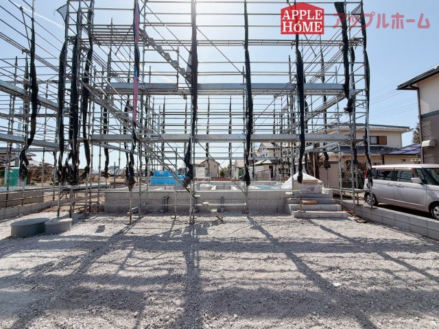 [新築住宅] 深谷市中瀬 第1 全2棟の前面道路含む現地写真|3/15　撮影