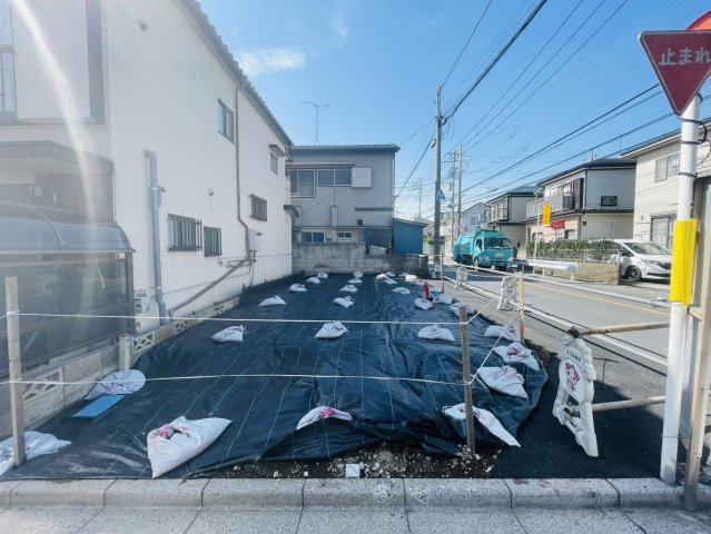 敷地面積１７坪　売地　三芳町北永井の外観|更地　現地（2026年2月）撮影