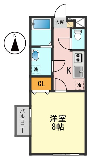 アムール ボヌールの間取り