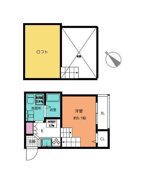 グランファースト箱崎の間取り