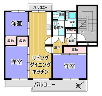 【間取り】 | 小室ハイランドC街区7号棟