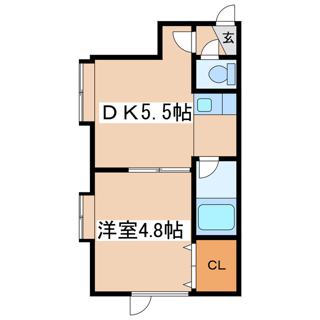 メゾンド千田Ａの間取り