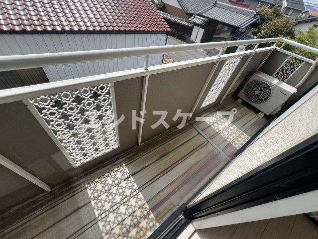 コーポ七曲り　Ｄのバルコニー|高崎、前橋のお部屋探しはエンドスケープまで！お客様の理想お聞かせ下さい♪