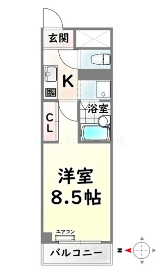 【間取り】 | プロビデンス新瑞橋【名古屋市賃貸・駅近物件】