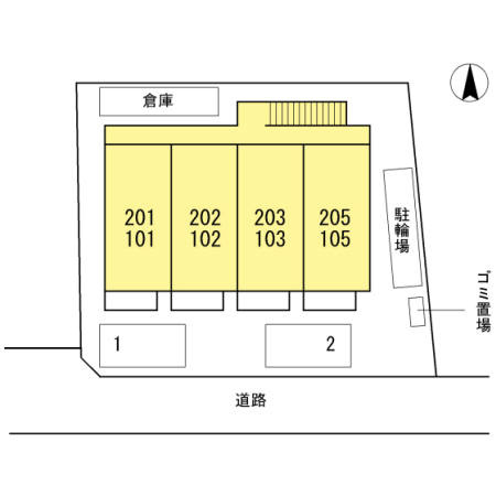 TOKIO-CFの区画図