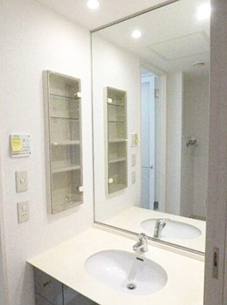 横浜伊勢佐木南パーク・ホームズの洗面所