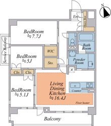 【間取り】 | ご自宅から現地まで、当社スタッフがお車にて、「お迎え・お送り」をしております。ぜひお気軽にお問い合わせくださいませ♪