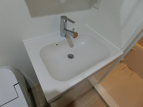 タスキｓｍａｒｔ神楽坂の洗面所|洗面所　※2021年9月撮影