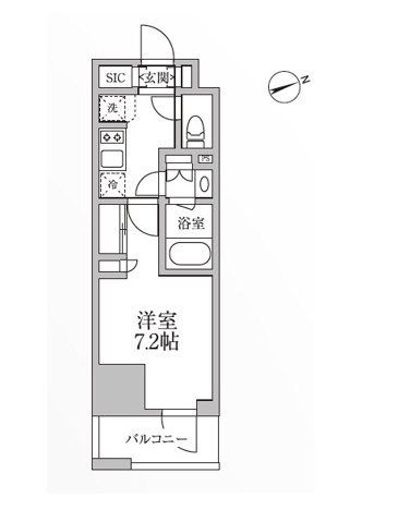 新品家具付きマンション小島7(KaGood東京)の間取り|※間取りと異なる場合は現状を優先します。