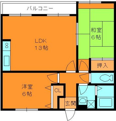 シンフォニーコートの間取り