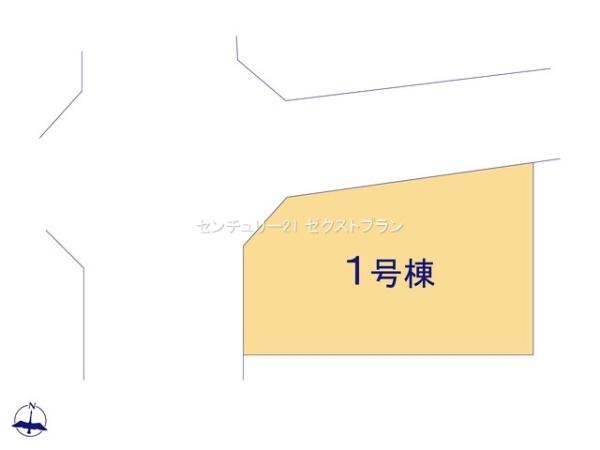 前橋市日吉町3期1棟 1号棟の区画図|区画図