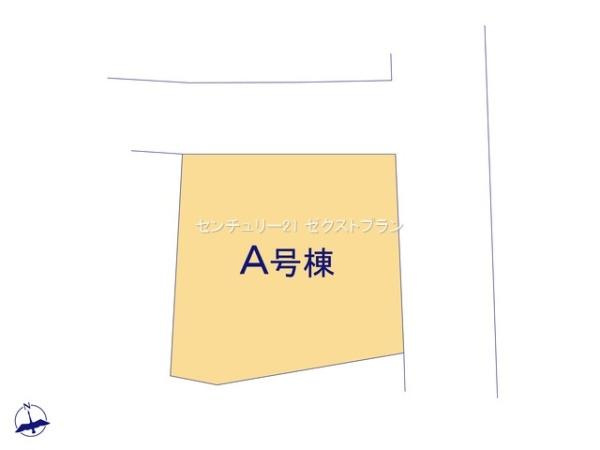 高崎市乗附町A号棟の区画図|区画図