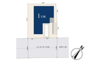 横浜市青葉区もえぎ野の新築一戸建の区画図|限定1棟の販売です！
お気軽にお問合せ下さい！