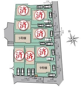 横浜市瀬谷区橋戸３丁目の新築一戸建の区画図|最終2棟の販売です！
お気軽にお問合せ下さい！