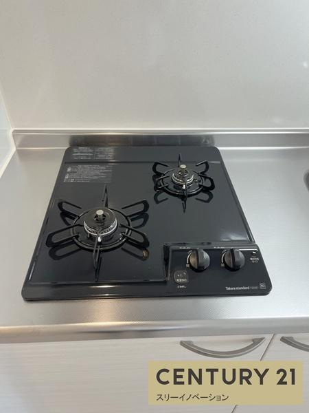 エグゼ大阪CITYアインツのキッチン|★２口ガスコンロ★