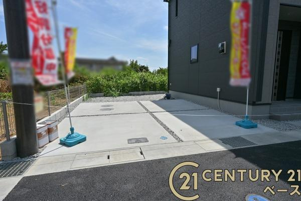 リーブルガーデン三輪 ２号棟 ／新築一戸建の前面道路含む現地写真|■現地撮影写真■落ち着いた雰囲気の閑静な住宅地内です！