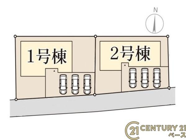 リーブルガーデン法蓮町 ２号棟 ／新築一戸建の区画図|■こちらの物件は２号棟です！■