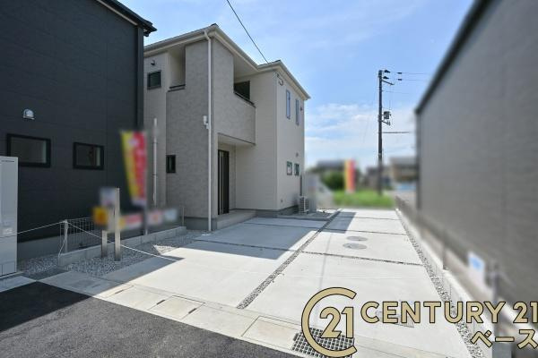 リーブルガーデン三輪 １号棟 ／新築一戸建の駐車場|■現地撮影写真■