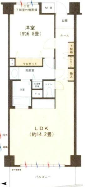 パシフィックビスタ1　の間取り