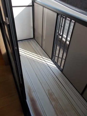 サンシャインハイツのバルコニー