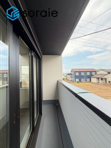 川越市熊野町2期全1棟　新築戸建のバルコニー|7/30撮影