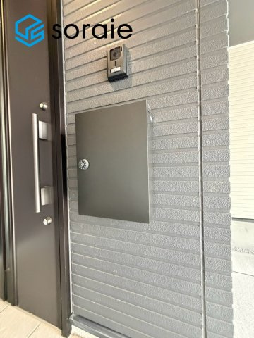 川越市熊野町2期全1棟　新築戸建の玄関|7/30撮影