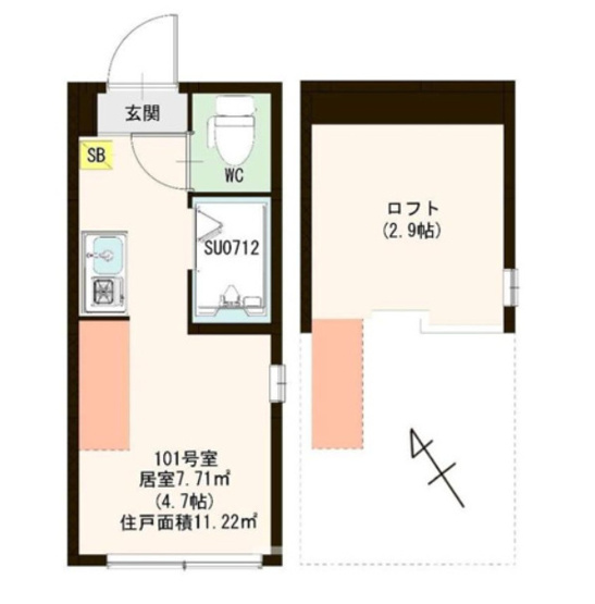 【間取り】 | ハーモニーテラス桜台Ⅱ