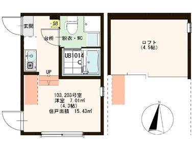 【間取り】 | エスペランサ亀有