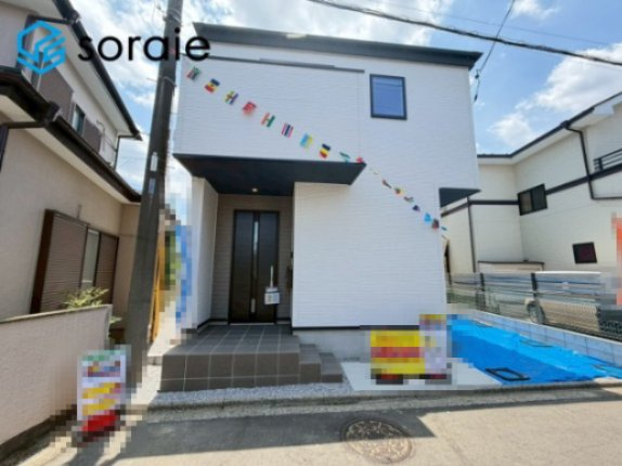 川越市砂1期全1棟　新築戸建の外観|6/19撮影