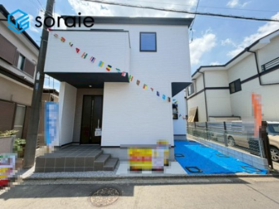 川越市砂1期全1棟　新築戸建の外観|6/19撮影