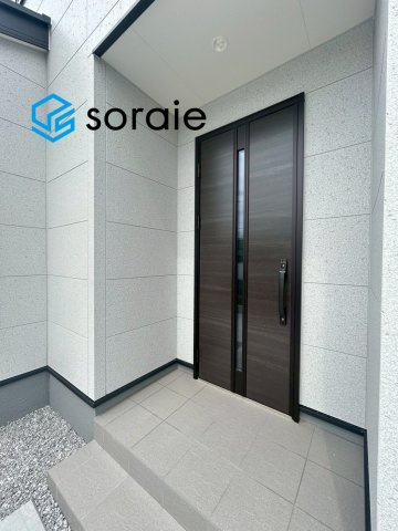 入間市鍵山第2全1棟　新築戸建の玄関|2026/6/23撮影