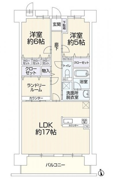 ダイアパレス長良西町6階部分！日当り・眺望良好です♪近隣駐車場確保あり！最寄りのバス停徒歩3分！の間取り|ダイアパレス長良西町6階部分！日当り・眺望良好です♪近隣駐車場確保あり！最寄りのバス停徒歩3分！
