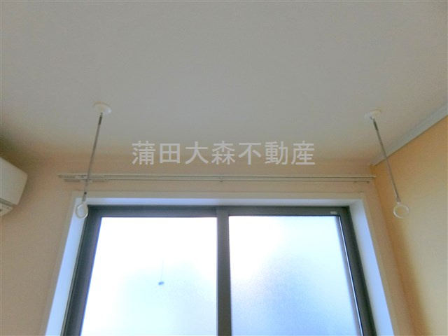 ポットマムの設備|取り外し可能な室内物干し