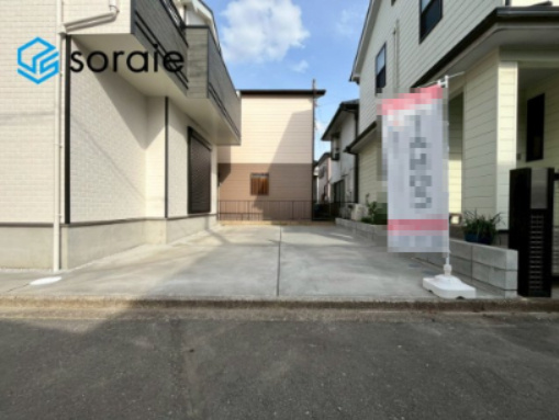 川越市石原町2丁目　全1棟　ハートフルタウンの駐車場|4/26　撮影