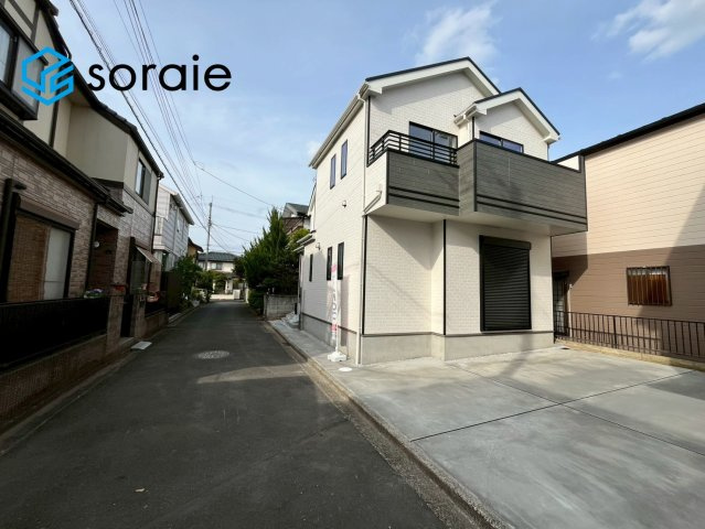 川越市石原町2丁目　全1棟　ハートフルタウンの前面道路含む現地写真|4/26　撮影