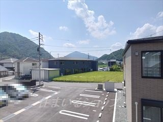 広島市安佐北区三入１丁目のアパートの展望|募集のお部屋（201号室）からの眺望です！