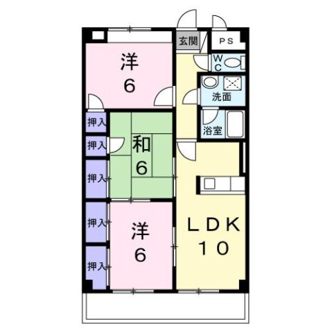 ボンヌールの間取り