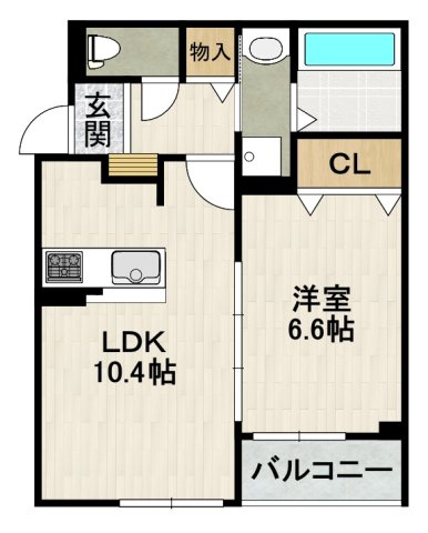 サンロイヤルⅠの間取り