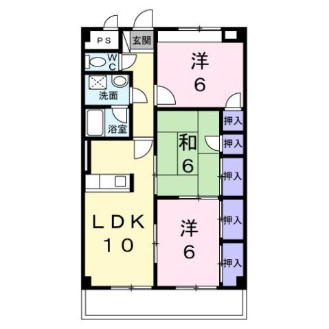 ボンヌールの間取り