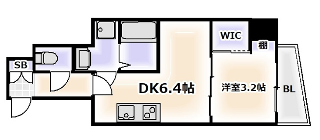 【間取り】 | セレニテ難波ミラク参番館