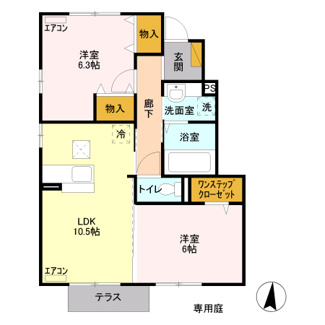 【間取り】 | グランベルコート　Ⅱ