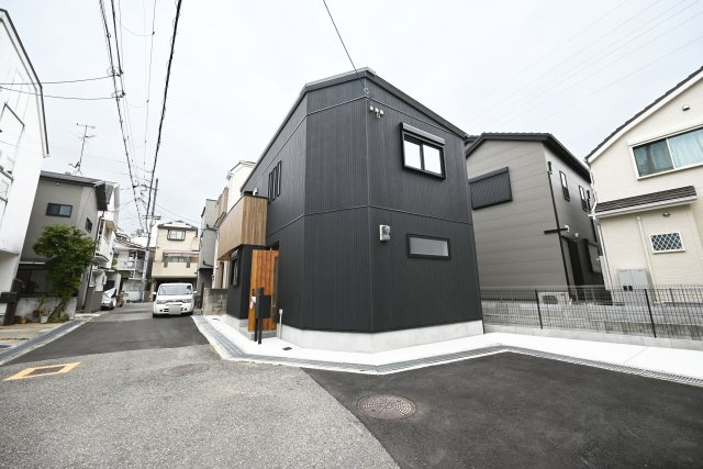 マドレコート西昆陽3丁目新築一戸建て｜3LDK＋駐車1台可の外観|完成済みですのでいつでも見学して頂けます。見学をご希望の方はお気軽にお問い合わせ下さい。