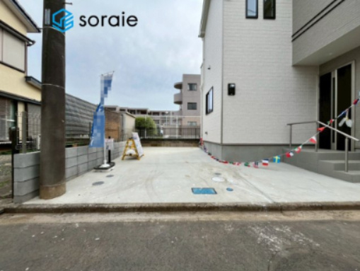 川越市的場全1棟　新築戸建　ハートフルタウンの駐車場|4/13　撮影