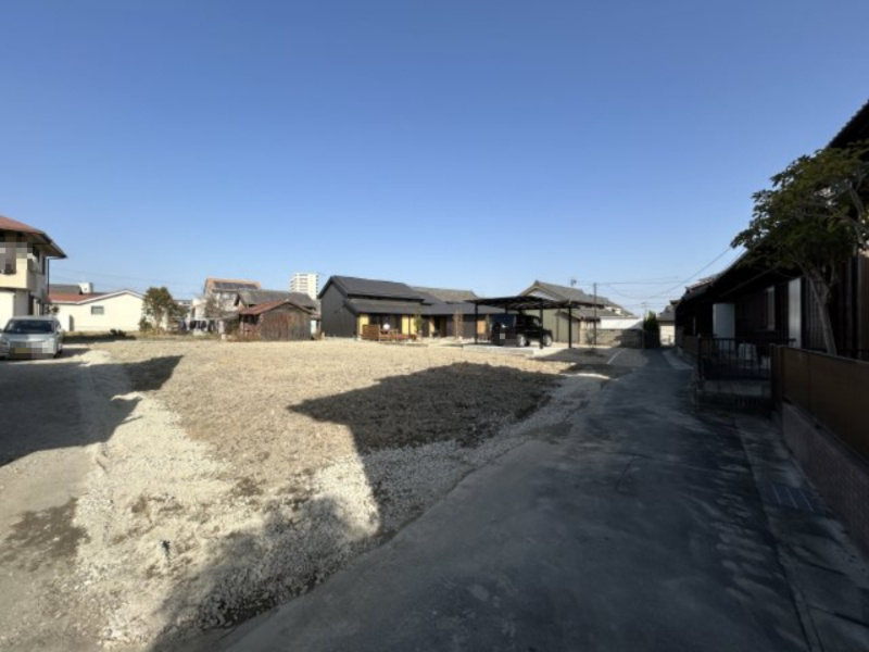 知多郡東浦町大字藤江字上廻間　全2区画　A区画の前面道路含む現地写真|R8.2.23撮影　現地写真