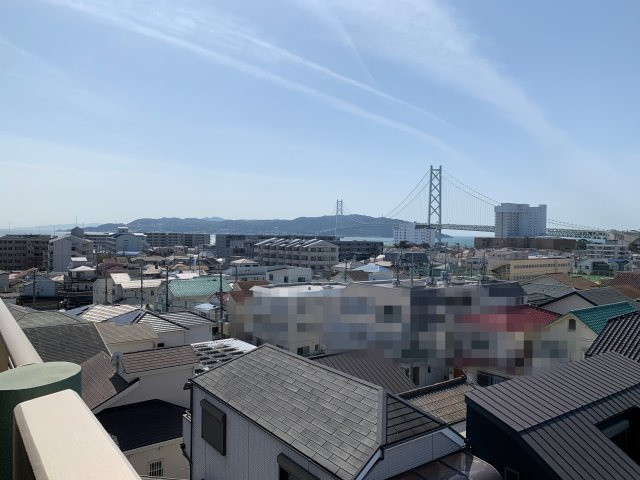 ワコーレ霞ヶ丘景彩館の展望|瀬戸内海、明石大橋を望む