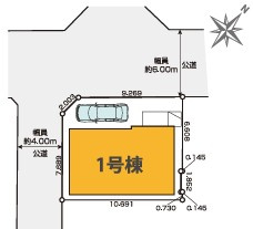 練馬区南大泉6丁目　新築一戸建　西武池袋線　保谷の区画図